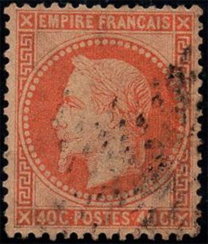 France 1868 31 oblitéré - yv.,