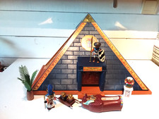 PLAYMOBIL 5386/ PYRAMIDE BLEU/ ÉGYPTE ÉGYPTIEN VALLÉE DES ROIS