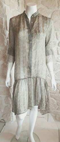 Robe asymétrique kaki neuve
