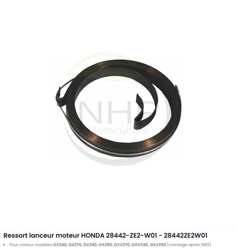Ressort lanceur honda - de,