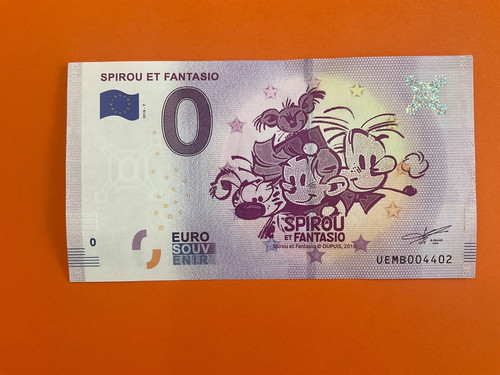 Franquin billet euros spirou - franquin, 0