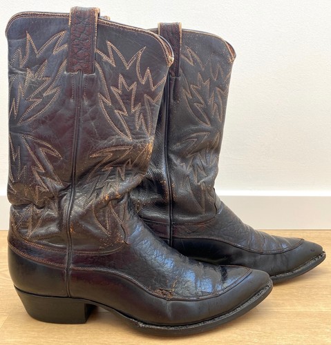 Justin cowboy boots - cowboy, black