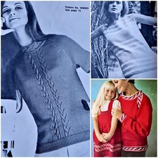 1960s Cable Lace Cowl Neck