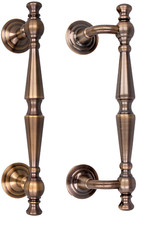 Poignée de Porte Laiton Vintage, Rétro Antique Barre Art Nouveau