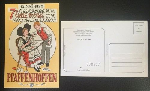 Carte postale foire - 7e,