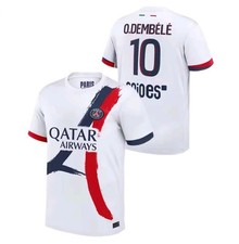 Maillot Football Dembelé Paris SG Champion T-shirt Été Foot Vêtement Psg Leger