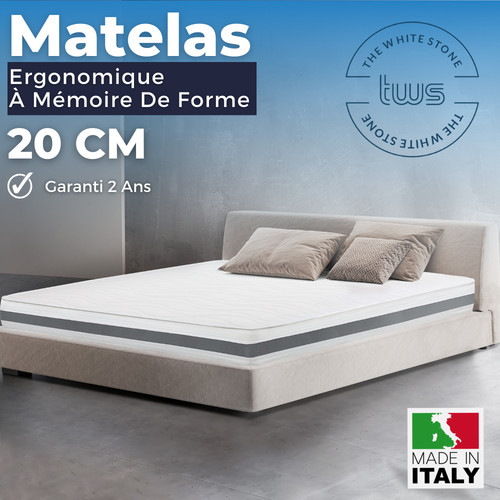 Matelas double orthopédique - matelas,