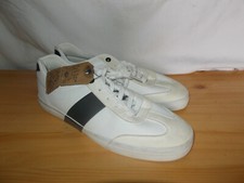 Chaussures Basket basse bicolore lacets derby blanc/noir CELIO Fyband 40 7US 6UK