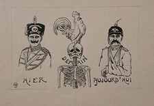  DESSIN ,CARICATURE guerre