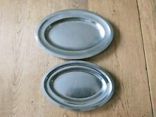 2 Plats En Inox  Vintage Inox