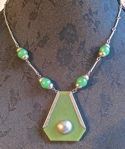 Collier art deco - collier,