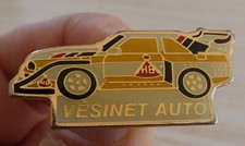 RARE PIN'S VOITURE RALLYE GOUPE B AUDI SPORT QUATRO S1 E2 GARAGE VESINET AUTO
