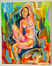 Peinture Tableau acryl nu