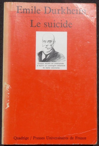Suicide emile durkheim - emile,