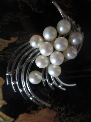 Broche vintage argent sterling - broche,
