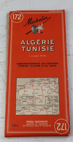 Carte michelin 172 - michelin, algérie