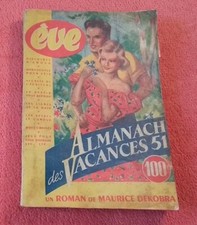 Almanach Eve 1951  Almanach  Des Vacances 51
