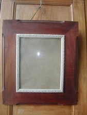 Cadre Vitré Ancien Bois et
