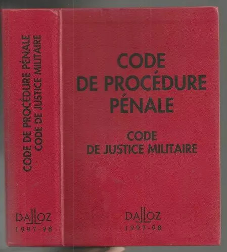 Code procédure pénale - de,