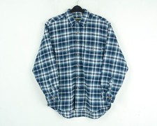 FIELD & STREAM Mens L Flanelle Chemise Boutonnière Veste à Carreaux Tartan ♥