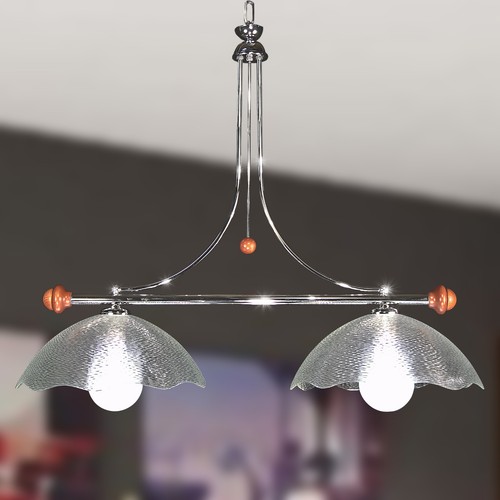 Lustre barbell moderne chrome - lustre,