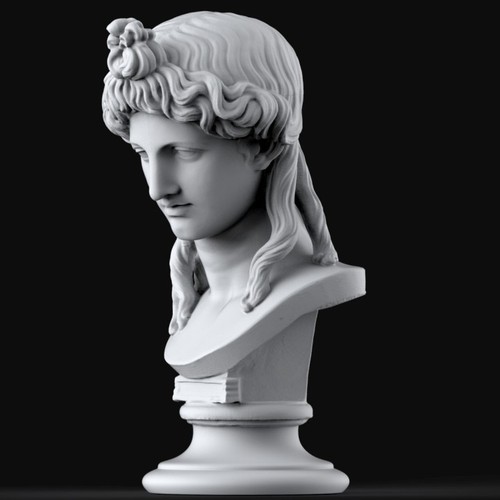 Tête femme apollon - femme,