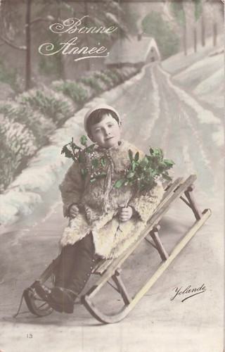 Bonne annee enfant - bonne, bonnet