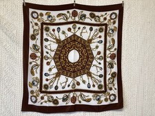 Foulard en Soie Vintage Bijoux