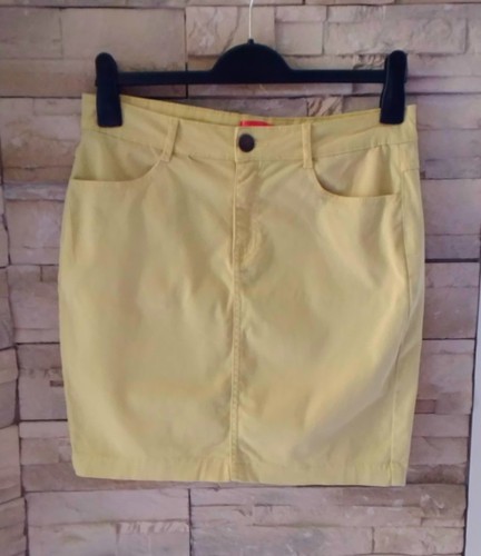 Jupe jeans jaune - jupe,