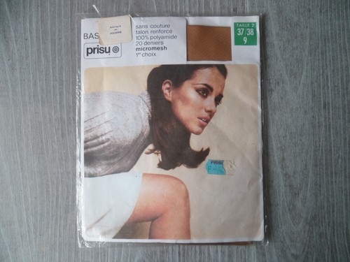 Paires bas nylon marron - de,