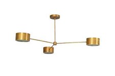 Lustre en verre plafond