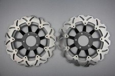Paire de Disques Frein Avant Wave Flottant 300mm SUZUKI RGV GAMMA 250 1991-1996