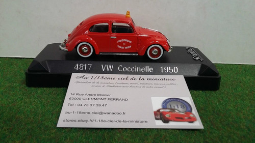 Volkswagen coccinelle pompiers - coccinelle,