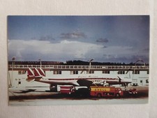 CARTE POSTALE AVIATION POSTCARD CAPITAL AIRLINES CONSTELLATION N2736A SHELL