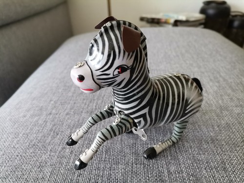 Zèbre jouet tôle - jouet, en