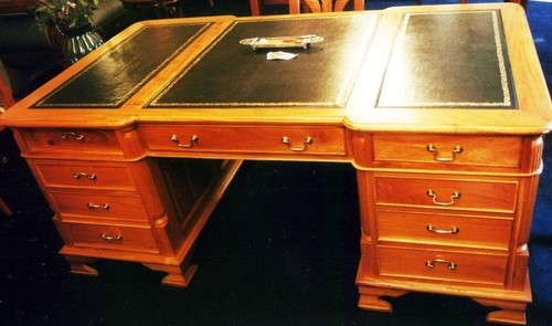 Bureau double bois noble - double, en