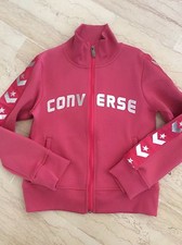 CONVERSE ALL STAR:SUBLIME BLOUSON FILLE 10 ANS FUSHIA & ARGENT ENTIÈREMENT NEUF