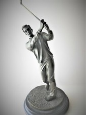 Vintage golf figurine bronze - vintage,