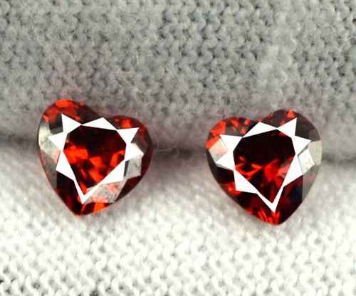 Naturel rouge rhodolite - naturel,