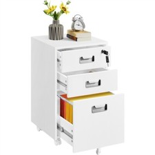 Caisson de bureau  avec 3 Tiroirs Caisson de Rangement Mobile Industriel 