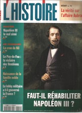 L'HISTOIRE N°211 NAPOLEON III / AFFAIRE AUBRAC / CRUE DU NIL / LOBBY MILITAIRE