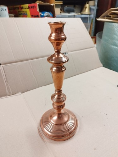 Rare ancien bougeoir cuivre - rare,