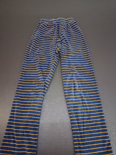 Pantalon bleu rayures - pantalon, à