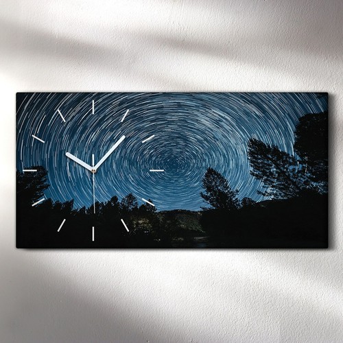 Horloge murale 60x30 étoile