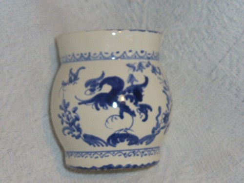 Faience petit pot martres - faience,