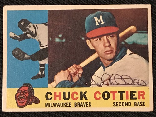 Chuck cottier 1960 topps - chuck,