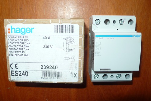 Contacteur poles 40a hager - 40a,