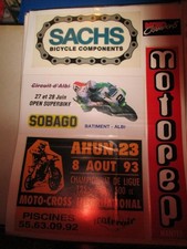 Autocollants moto cross ahun - autocollants,