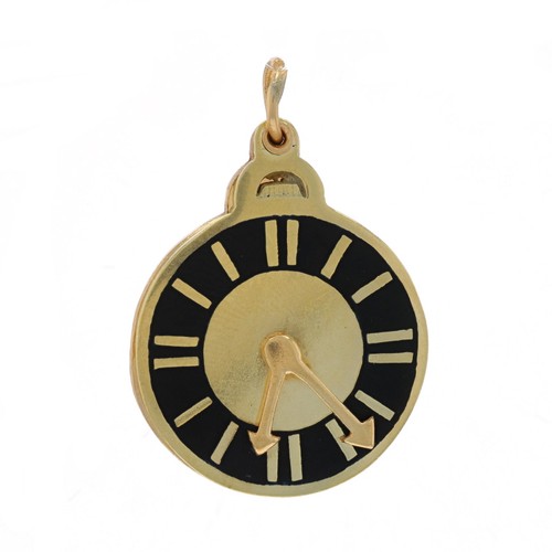 Charm montre jaune - de, en