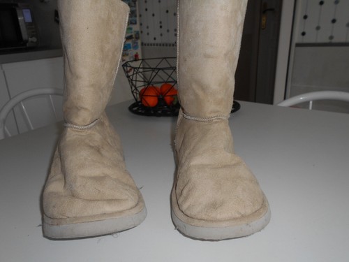 Bottes fourrées peau - fourrées,
